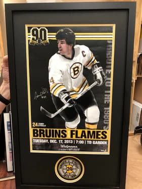 Framed Roslindale map art